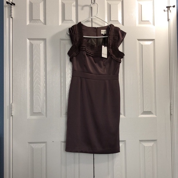 REISS Lou Pleat Cap Dress • Size 6 • - Picture 5 of 12
